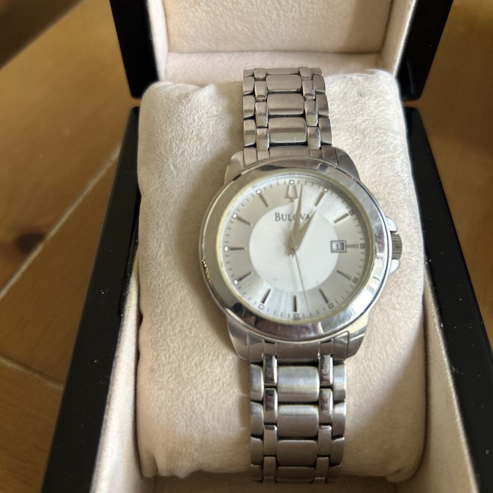 Bulova Men’s Classic Stainless Steel Watch C837512